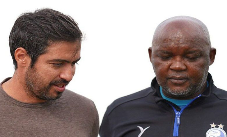 یک مهمان ویژه در تمرین استقلال