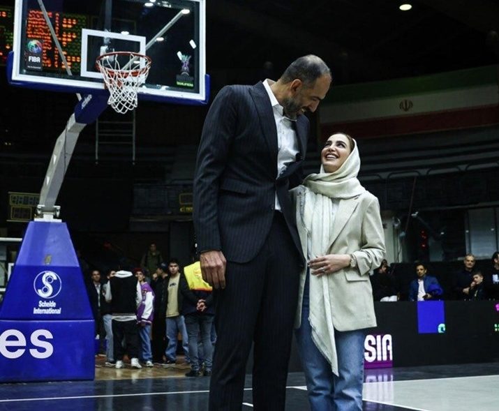 عکس حامد حدادی و همسرش