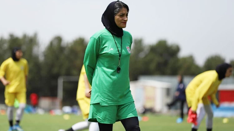 عکس مرضیه جعفری مربی تیم ملی