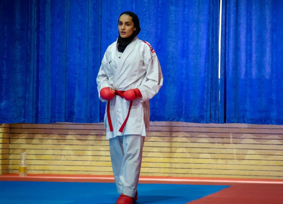 عکس حنانه صالحی کاراته