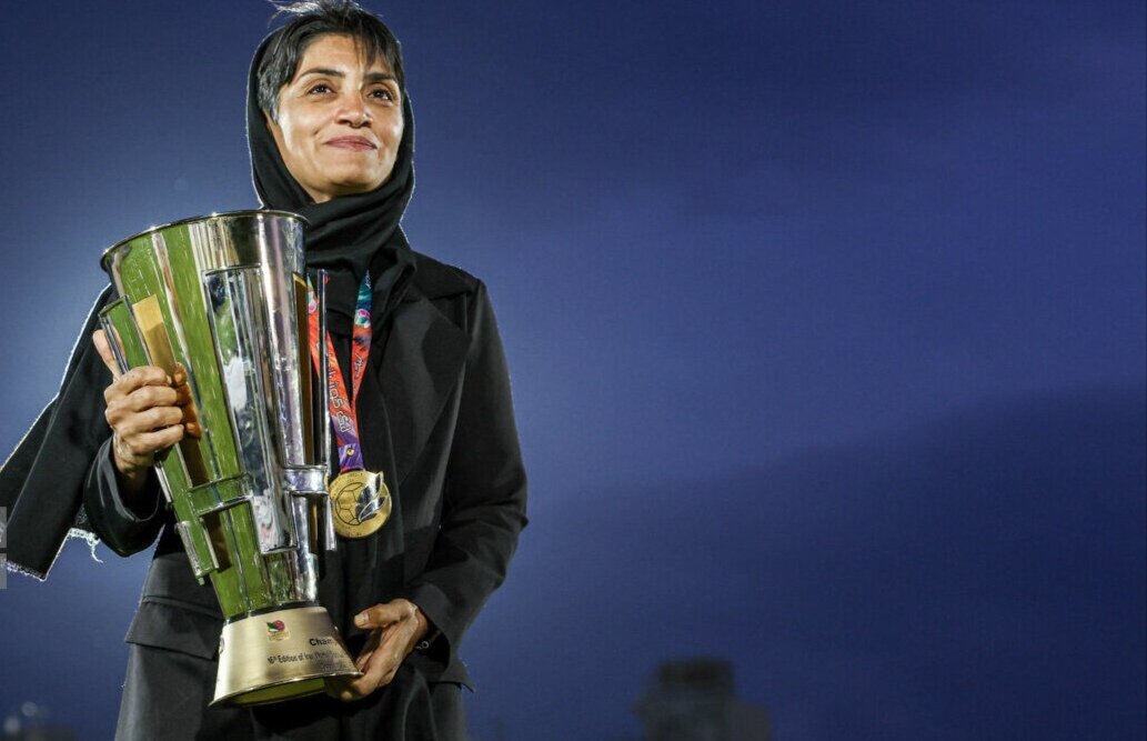 عکس مرضیه جعفری سرمربی