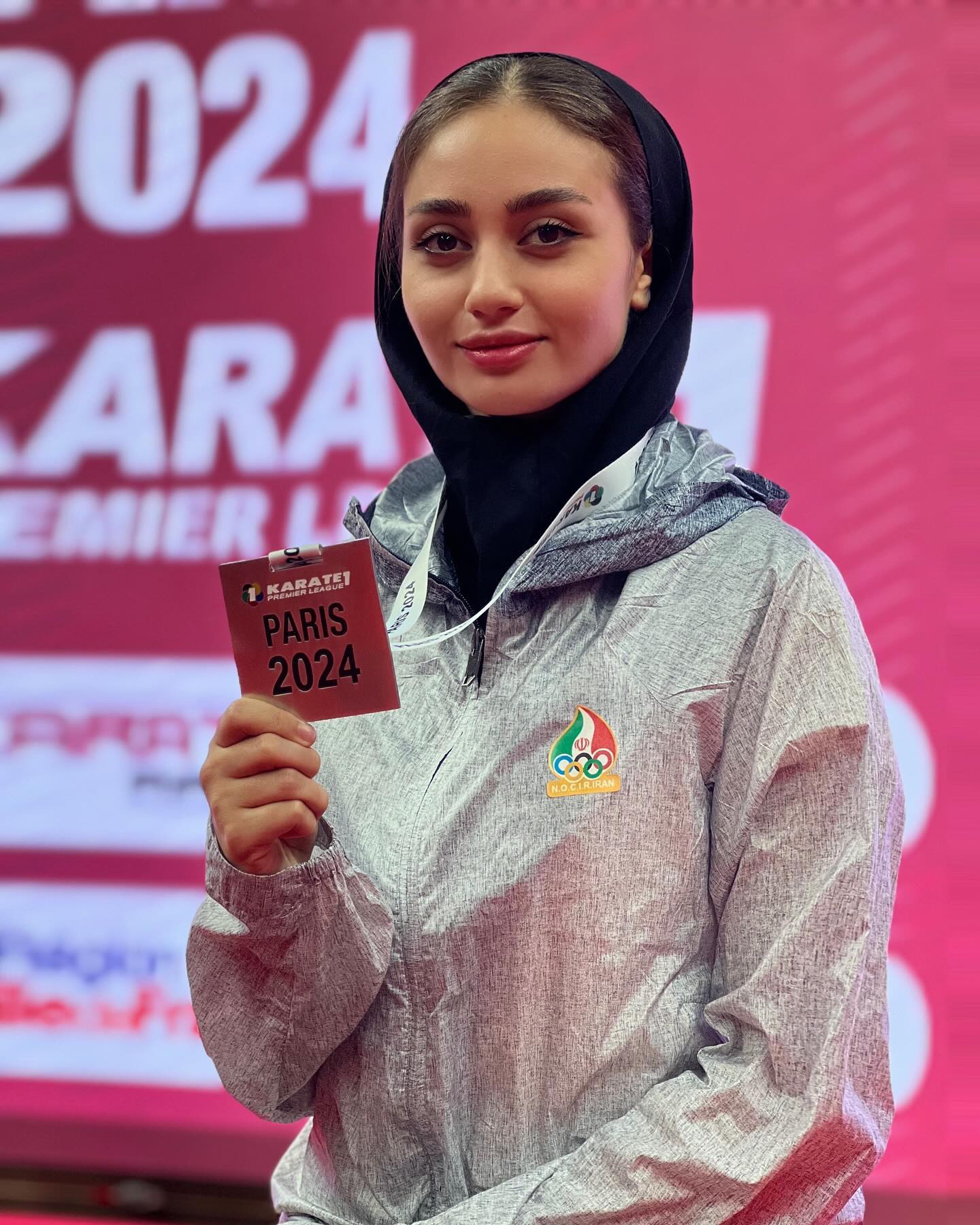 عکس مبینا حیدری کاراته کار