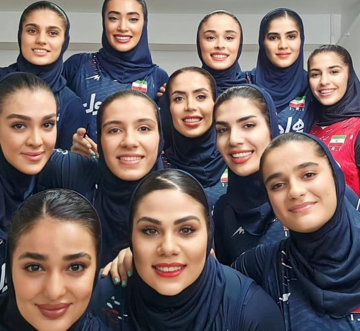 عکس بازیکنان تیم ملی والیبال زنان ایران
