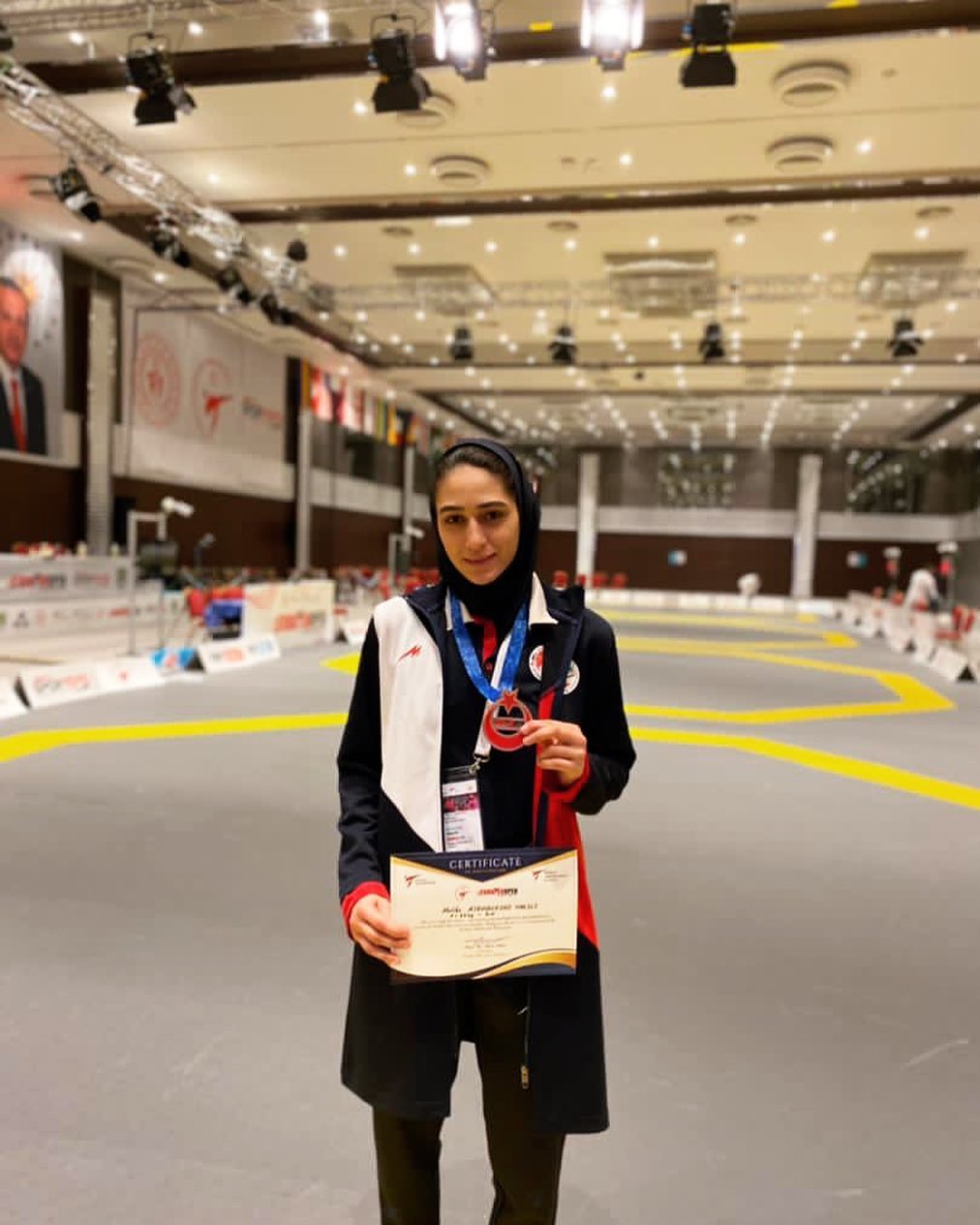 ملیکا میرحسینی تیم ملی