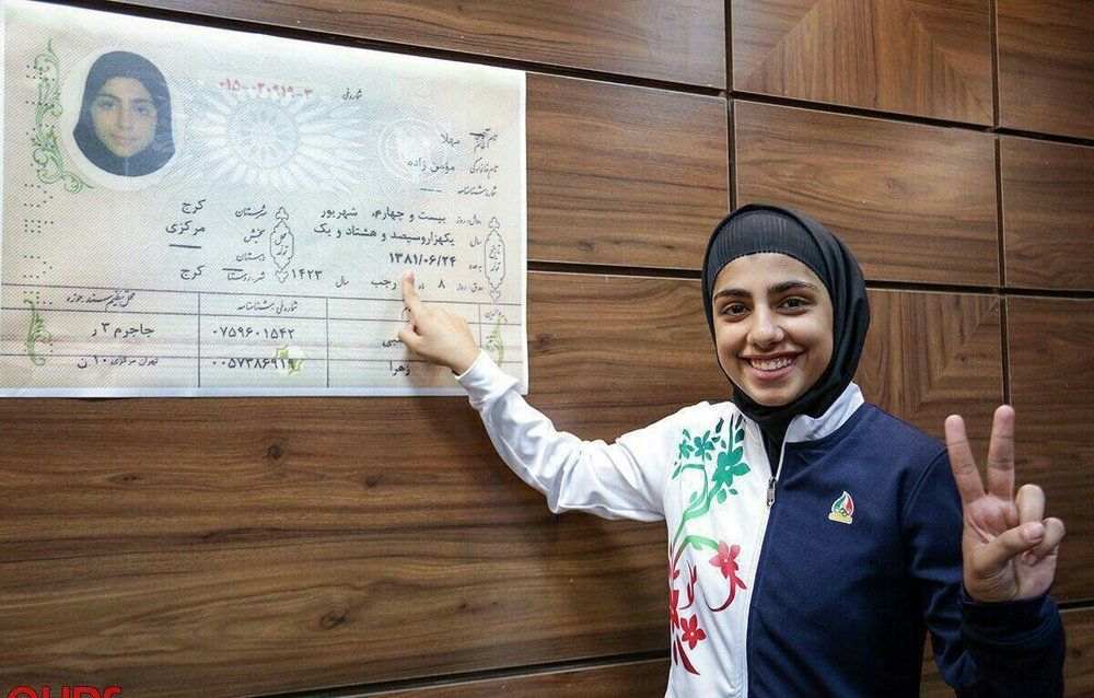 عکس جذاب مهلا مومن زاده