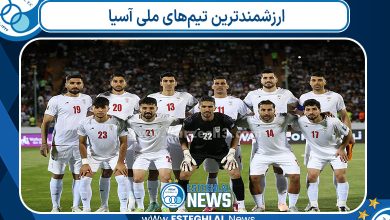 ارزشمندترین تیم‌های ملی آسیا