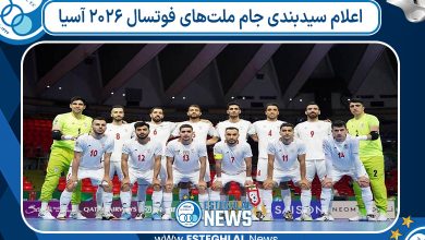 اعلام سیدبندی جام ملت‌های فوتسال ۲۰۲۶ آسیا