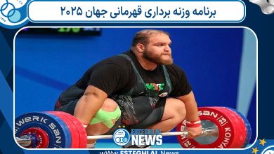 برنامه وزنه برداری قهرمانی جهان ۲۰۲۵