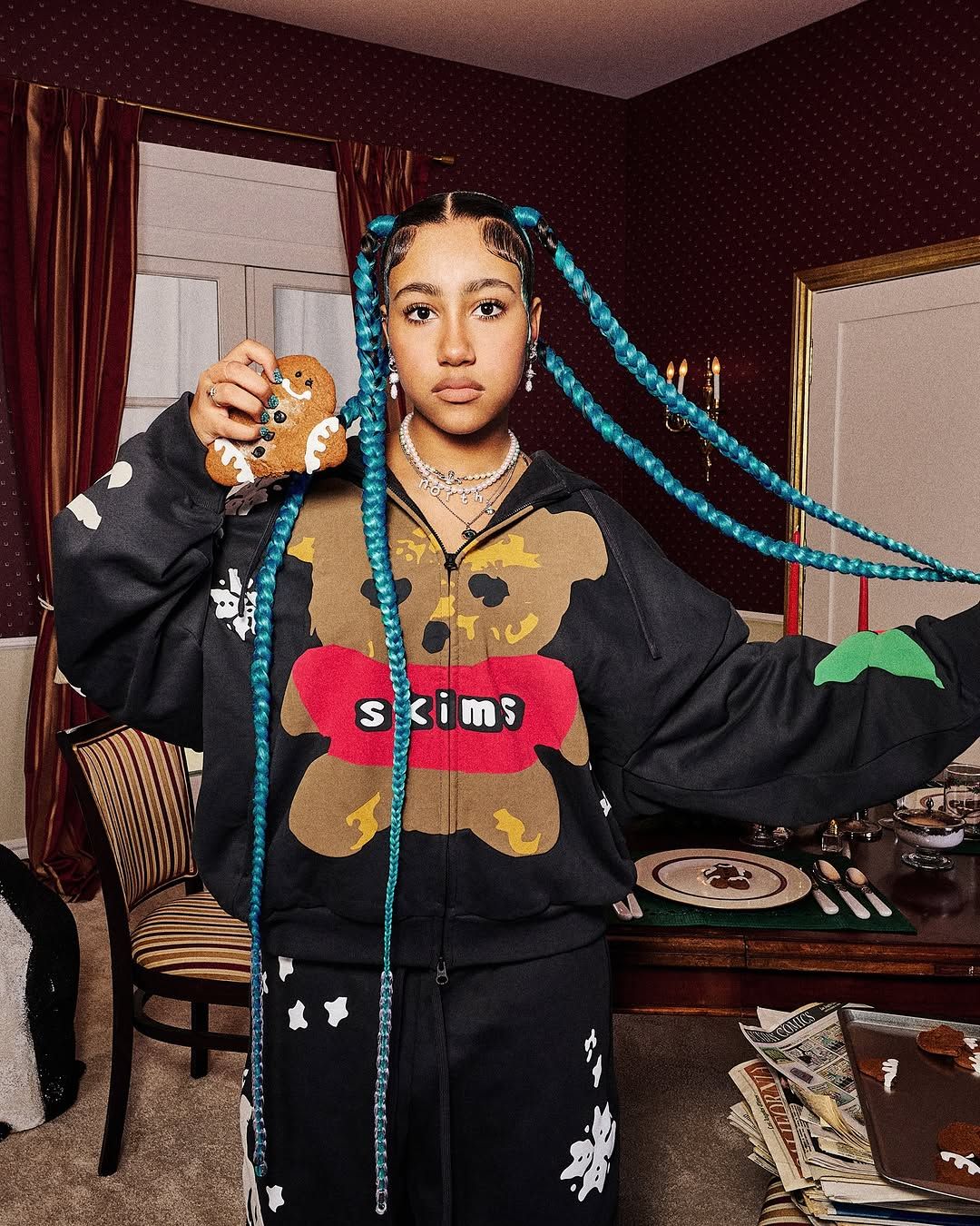 عکس دختر کیم کراداشیان عکس دختر کیم کراداشیان